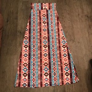 Hot Kiss Women's Orange and Brown Skirt